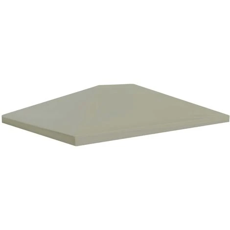 Topdeal Couverture De Dessus De Belvédère 310 G / M² 4x3 M Beige 3 Topdeal Couverture De Dessus De Belvédère 310 G / M² 4x3 M Beige
