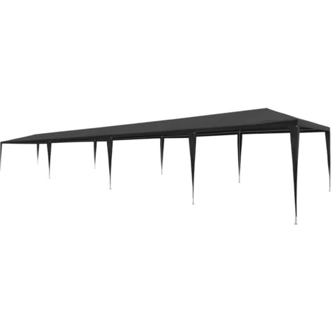 Topdeal Tente De Réception 3 X 12 M PE Anthracite 3 Topdeal Tente De Réception 3 X 12 M PE Anthracite