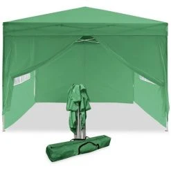BETTER MAISON Tonelle De Jardin/Tente De Réception Pliante Auvent Avec Sac De Transport 300 X 300 X 260 Cm - Vert - Vert