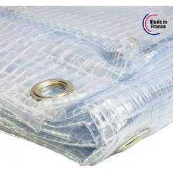 TECPLAST Toile Pergola 2,1x4,5 M 400PR - Bâche Armée Transparente étanche Pour Pergola - Haute Performance - Made In France - Transparente Armée 11 TECPLAST Toile Pergola 2,1x4,5 M 400PR - Bâche Armée Transparente étanche Pour Pergola - Haute Performance - Made In France - Transparente Armée -Pergola Soldes 23710967 5