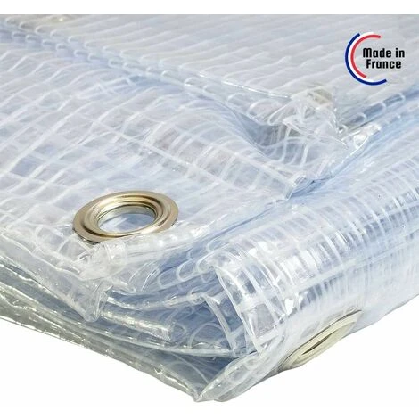 TECPLAST Toile Pergola 2,1x4,5 M 400PR - Bâche Armée Transparente étanche Pour Pergola - Haute Performance - Made In France - Transparente Armée 7 TECPLAST Toile Pergola 2,1x4,5 M 400PR - Bâche Armée Transparente étanche Pour Pergola - Haute Performance - Made In France - Transparente Armée – Image 5