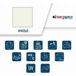 TECPLAST Toile Pergola Blanche 2x3 M Effet Anti-Chaleur 680PR2 - Qualité 15 Ans - Bâche Pergola étanche - Made In France - Blanche 9 TECPLAST Toile Pergola Blanche 2x3 M Effet Anti-Chaleur 680PR2 - Qualité 15 Ans - Bâche Pergola étanche - Made In France - Blanche -Pergola Soldes 23711105 3