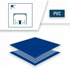 TECPLAST Toile Pergola Bleue 2x3 M 680PR - Qualité 10 Ans - Bâche Pergola Ou Tonnelle étanche Pour Terrasse - Made In France - Bleue 10 TECPLAST Toile Pergola Bleue 2x3 M 680PR - Qualité 10 Ans - Bâche Pergola Ou Tonnelle étanche Pour Terrasse - Made In France - Bleue -Pergola Soldes 23711170 4