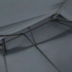 BELIANI Tonnelle De Jardin Gris Graphite 300 X 400 Cm - Gris -Pergola Soldes 23771361 4