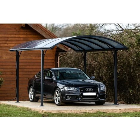 Habrita Carport Aluminium - Toit Demi-rond 14,62 M2 6 Habrita Carport Aluminium - Toit Demi-rond 14,62 M2 – Image 4