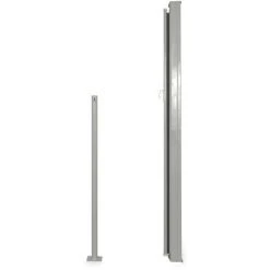 YOUTHUP Paravent Store Vertical Patio Terrasse 160 X 300 Cm Couleur Crème - Crème -Pergola Soldes 24552779 3