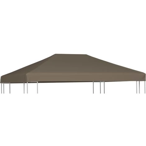 YOUTHUP Toile Supérieure De Gazebo 310 G/m2 3x3 M Taupe - Brun 3 YOUTHUP Toile Supérieure De Gazebo 310 G/m2 3x3 M Taupe - Brun