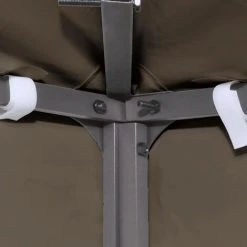 YOUTHUP Toile Supérieure De Gazebo 310 G/m2 3x3 M Taupe - Brun 10 YOUTHUP Toile Supérieure De Gazebo 310 G/m2 3x3 M Taupe - Brun -Pergola Soldes 24553798 4