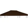YOUTHUP Toile Supérieure De Gazebo 310 G/m2 3x4 M Marron - Brun
