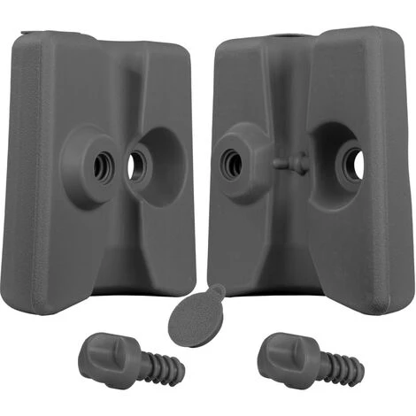 INSTENT® Set De 4 Pieds Pour Tonnelle Avec Diamètre Rond 20-40mm, Gris 5 INSTENT® Set De 4 Pieds Pour Tonnelle Avec Diamètre Rond 20-40mm, Gris – Image 3