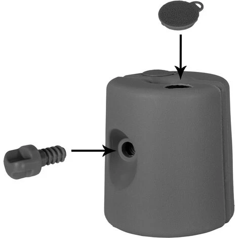 INSTENT® Set De 4 Pieds Pour Tonnelle Avec Diamètre Rond 20-40mm, Gris 6 INSTENT® Set De 4 Pieds Pour Tonnelle Avec Diamètre Rond 20-40mm, Gris – Image 4