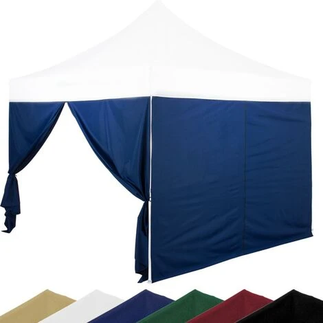 INSTENT® "Pro" Panneau Latéral Avec Fermeture à Glissière, Paroi 3x3m Hydrofuge Et Respirant, Pour Chapiteau Et Tente De Réception, Couleur Bleu 3 INSTENT® "Pro" Panneau Latéral Avec Fermeture à Glissière, Paroi 3x3m Hydrofuge Et Respirant, Pour Chapiteau Et Tente De Réception, Couleur Bleu