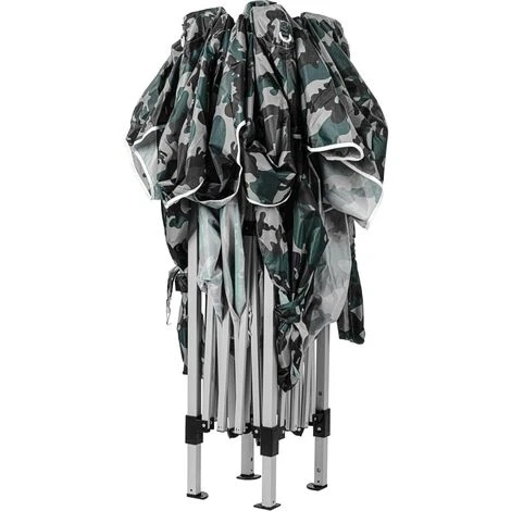 INSTENT® Tonnelle Pliante "BASIC" 3x3 M, 4 Panneaux Inclus, Couleur Urban Avec Sac De Rangement à Roulettes 4 INSTENT® Tonnelle Pliante "BASIC" 3x3 M, 4 Panneaux Inclus, Couleur Urban Avec Sac De Rangement à Roulettes – Image 2