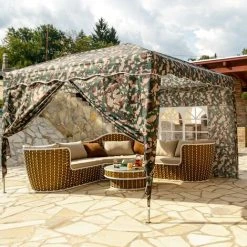 INSTENT® Tonnelle Pliante "BASIC" 3x3 M, 4 Panneaux Inclus, Couleur Urban Avec Sac De Rangement à Roulettes 9 INSTENT® Tonnelle Pliante "BASIC" 3x3 M, 4 Panneaux Inclus, Couleur Urban Avec Sac De Rangement à Roulettes -Pergola Soldes 24975296 3