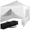 INSTENT® Tonnelle Pliante + 4 Panneaux, 3x3m Acier BASIC Couleur Blanc, Avec Sac De Transport à Roulettes 1 INSTENT® Tonnelle Pliante + 4 Panneaux, 3x3m Acier BASIC Couleur Blanc, Avec Sac De Transport à Roulettes -Pergola Soldes 24975324 1