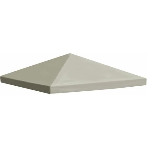 Hommoo Toile Superieure De Gazebo 310 G / M² 3 X 3 M Marron HDV28963 3 Hommoo Toile Superieure De Gazebo 310 G / M² 3 X 3 M Marron HDV28963