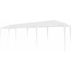 Hommoo Tente De Reception 3 X 9 M PE Blanc HDV29232