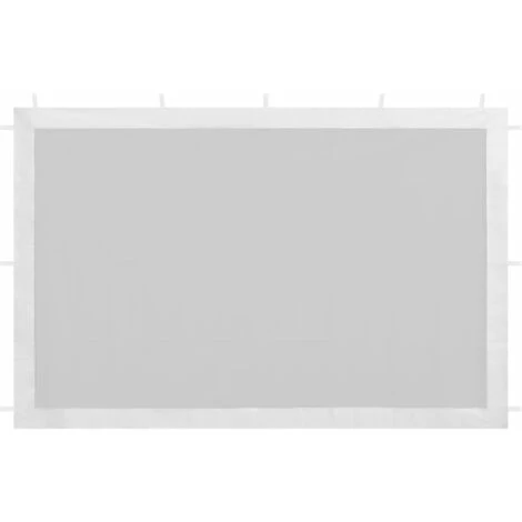 Hommoo Paroi De Tente De Reception 2 Pcs Maille Blanc HDV29273 5 Hommoo Paroi De Tente De Reception 2 Pcs Maille Blanc HDV29273 – Image 3