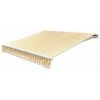 Hommoo Tissu D'auvent Toile Jaune Et Blanc 3 X 2,5m (cadre Non Inclus) HDV03785 1 Hommoo Tissu D'auvent Toile Jaune Et Blanc 3 X 2,5m (cadre Non Inclus) HDV03785 -Pergola Soldes 25383759 1