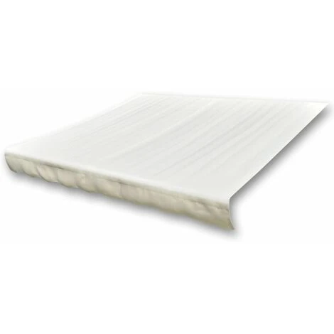 ASUPERMALL Store Banne En Toile Blanc Creme 6 X 3 M (Cadre Non Inclus) 4 ASUPERMALL Store Banne En Toile Blanc Creme 6 X 3 M (Cadre Non Inclus) – Image 2