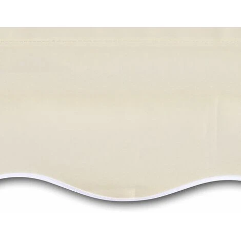 ASUPERMALL Store Banne En Toile Blanc Creme 6 X 3 M (Cadre Non Inclus) 7 ASUPERMALL Store Banne En Toile Blanc Creme 6 X 3 M (Cadre Non Inclus) – Image 5