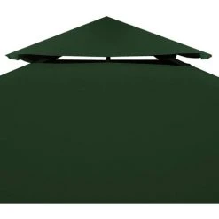ASUPERMALL Recouvrement De Remplacement D'auvent 310 G/m² 3 X 4 M Vert -Pergola Soldes 25818443 5