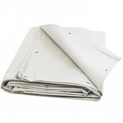 UNIVERS DU PRO Toile 2x3 M BLANCHE Pergola Et Tonnelle 680g /m² - Bâche Protection Blanche