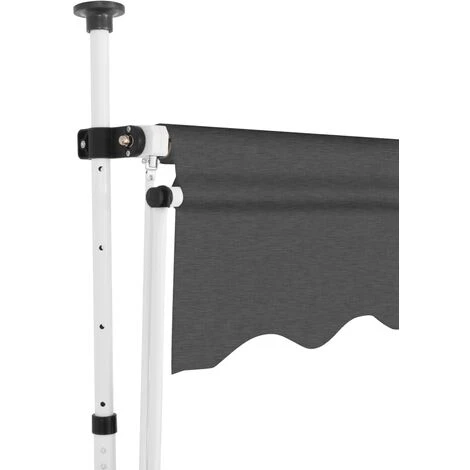 TRUE DEAL Auvent Manuel Rétractable 350 Cm Anthracite 5 TRUE DEAL Auvent Manuel Rétractable 350 Cm Anthracite – Image 3