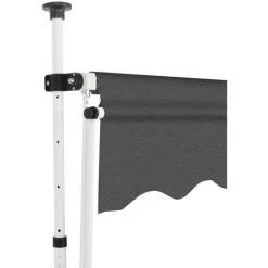 TRUE DEAL Auvent Manuel Rétractable 400 Cm Anthracite 9 TRUE DEAL Auvent Manuel Rétractable 400 Cm Anthracite -Pergola Soldes 26120186 3