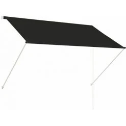TRUE DEAL Auvent Rétractable 200x150 Cm Anthracite -Pergola Soldes 26120368 2