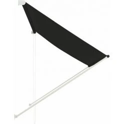 TRUE DEAL Auvent Rétractable 200x150 Cm Anthracite -Pergola Soldes 26120368 3