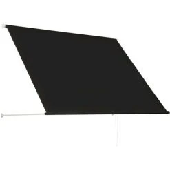 TRUE DEAL Auvent Rétractable 200x150 Cm Anthracite -Pergola Soldes 26120368 4