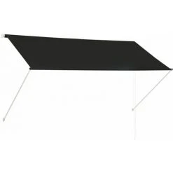 TRUE DEAL Auvent Rétractable 250x150 Cm Anthracite -Pergola Soldes 26120375 2