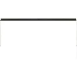 TRUE DEAL Auvent Rétractable 350x150 Cm Anthracite -Pergola Soldes 26120386 5