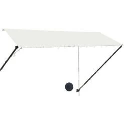 TRUE DEAL Auvent Rétractable Avec LED 300x150 Cm Crème 9 TRUE DEAL Auvent Rétractable Avec LED 300x150 Cm Crème -Pergola Soldes 26122846 3