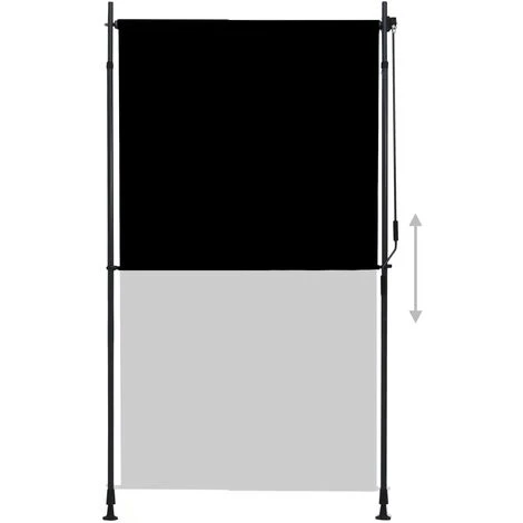 TRUE DEAL Store Roulant D'extérieur 120 X 270 Cm Anthracite 5 TRUE DEAL Store Roulant D'extérieur 120 X 270 Cm Anthracite – Image 3