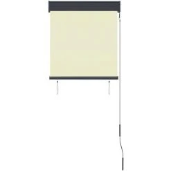 TRUE DEAL Store Roulant D'extérieur 60 X 250 Cm Crème -Pergola Soldes 26122909 4