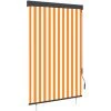TRUE DEAL Store Roulant D'extérieur 120x250 Cm Blanc Et Orange 1 TRUE DEAL Store Roulant D'extérieur 120x250 Cm Blanc Et Orange -Pergola Soldes 26122936 1