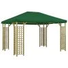 TRUE DEAL Belvédère 4x3 M Vert -Pergola Soldes 26304129 1