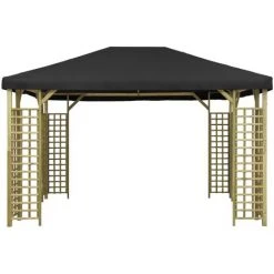 TRUE DEAL Belvédère 4x3 M Anthracite -Pergola Soldes 26304134 2