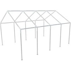 TRUE DEAL Structure De Tente Chapiteau Pavillon Jardin 8 X 4 M