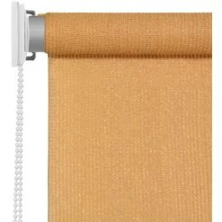 TRUE DEAL Store Roulant D'extérieur 120 X 140 Cm Beige -Pergola Soldes 26366251 3