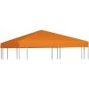 TRUE DEAL Toile Supérieure De Belvédère 310 G / M² 3 X 3 M Orange -Pergola Soldes 26366948 1
