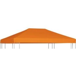 TRUE DEAL Toile Supérieure De Belvédère 310 G / M² 4 X 3 M Orange