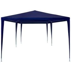 TRUE DEAL Tente De Réception 3 X 6 M PE Bleu -Pergola Soldes 26367075 3