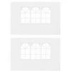 TRUE DEAL Paroi De Tente De Réception 2 Pcs Avec Fenêtre PE Blanc -Pergola Soldes 26367096 1
