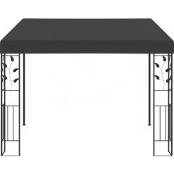 TRUE DEAL Belvédère à Montage Mural 3x3x2,5 M Anthracite -Pergola Soldes 26369724 2