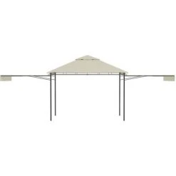 TRUE DEAL Belvédère Avec Double Toits étendus 3x3x2,75 M Crème 180 G/m² 10 TRUE DEAL Belvédère Avec Double Toits étendus 3x3x2,75 M Crème 180 G/m² -Pergola Soldes 26369731 4