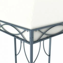 TRUE DEAL Tonnelle 300 X 300 Cm Crème -Pergola Soldes 26369795 3