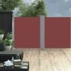 TRUE DEAL Auvent Latéral Rétractable 170 X 600 Cm Marron -Pergola Soldes 26370184 1
